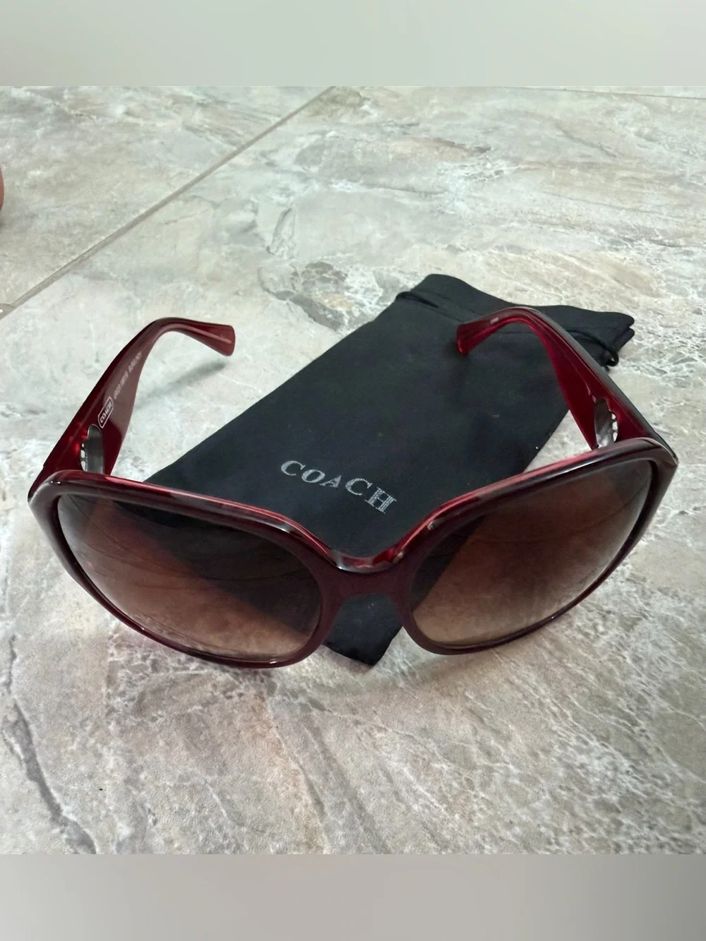 Coach Greer Burgundy Sunglasses S8019